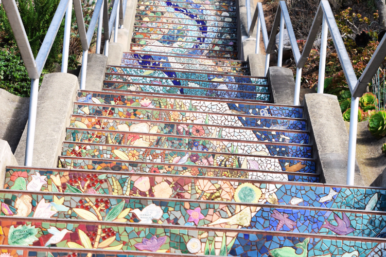 16th avenue tiled steps san francisco