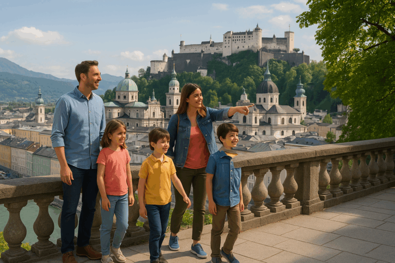Salzburg with family