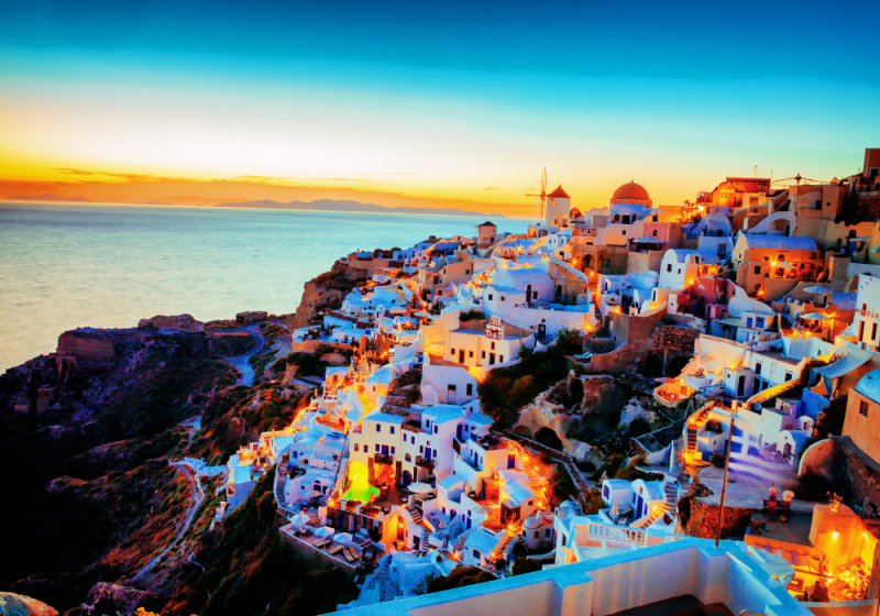 santorini's caldera