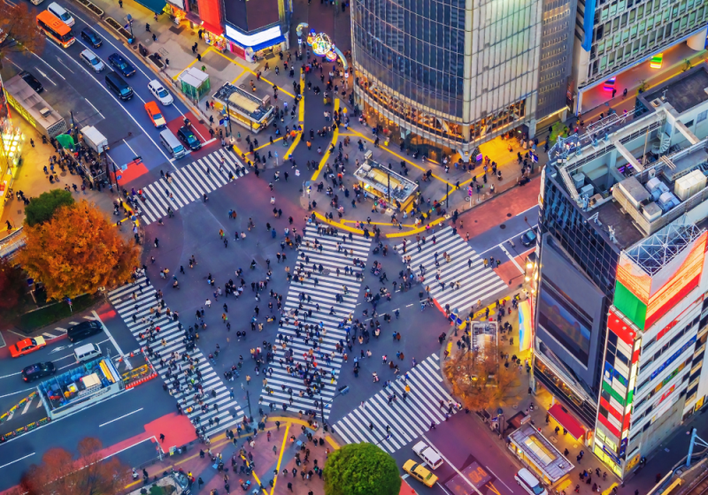 shibuya crossing tokyo