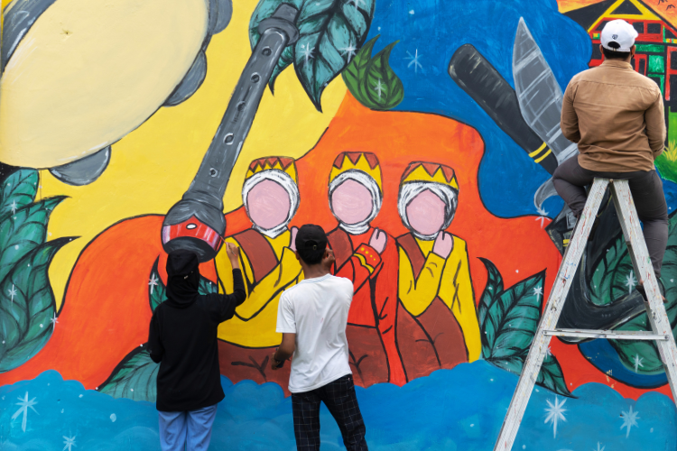 murals in forcella