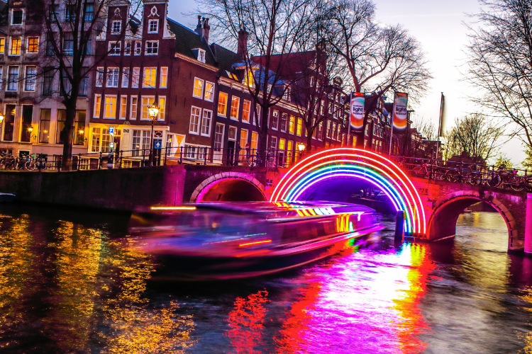 amsterdam light festival in amsterdam