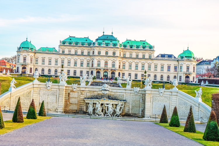 belvedere palace in vienna 1