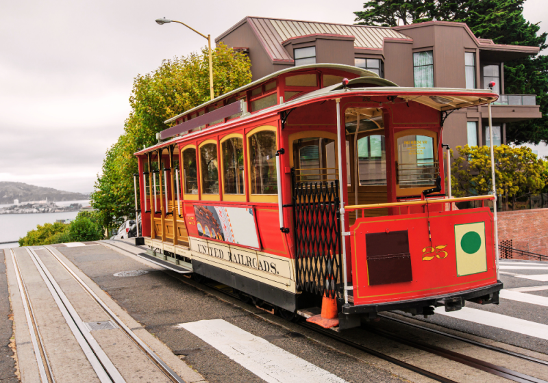 cable cars in san francisco