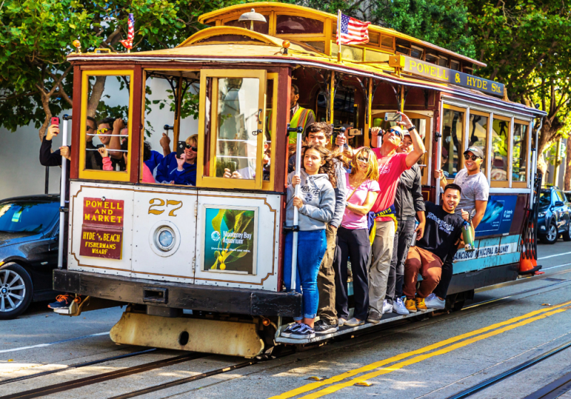 cable cars in san francisco