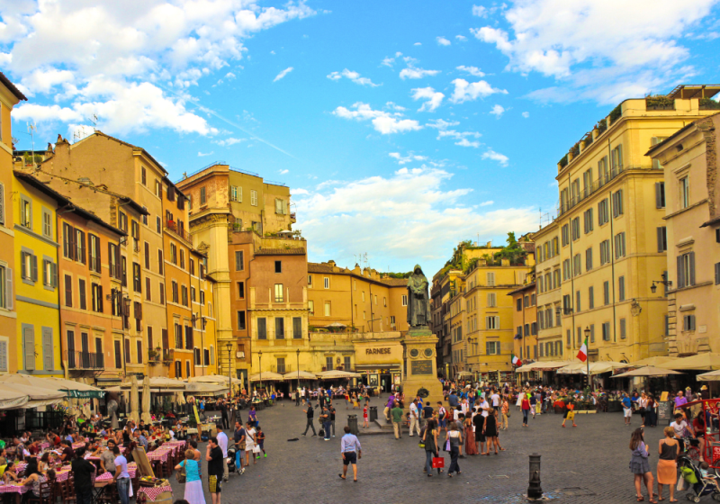 campo de’ fiori in rome