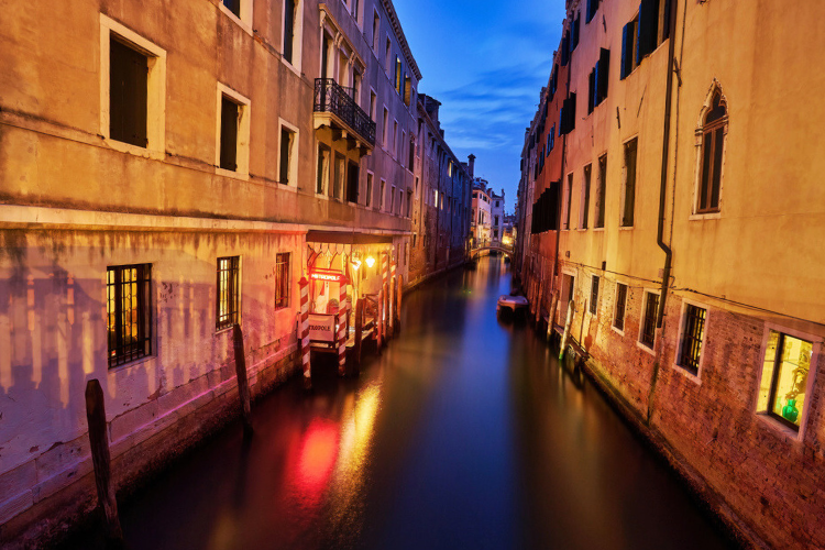 an authentic gondola ride and canal exploration
