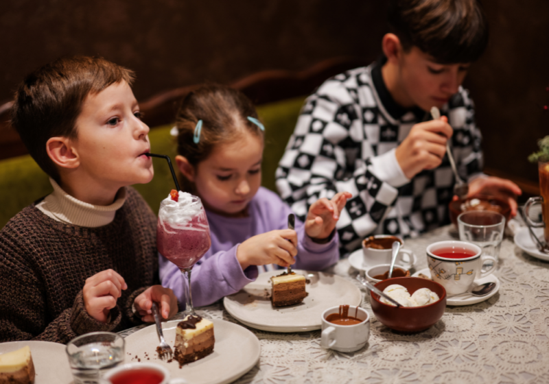 dining with the kids in prague