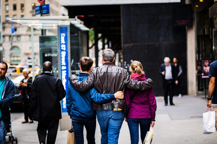 family trip in new york
