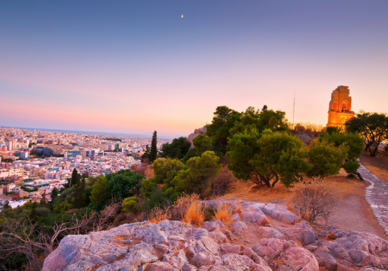 filopappou hill in athens