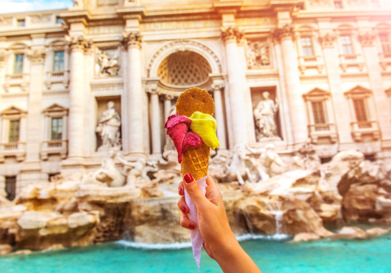 gelato in rome