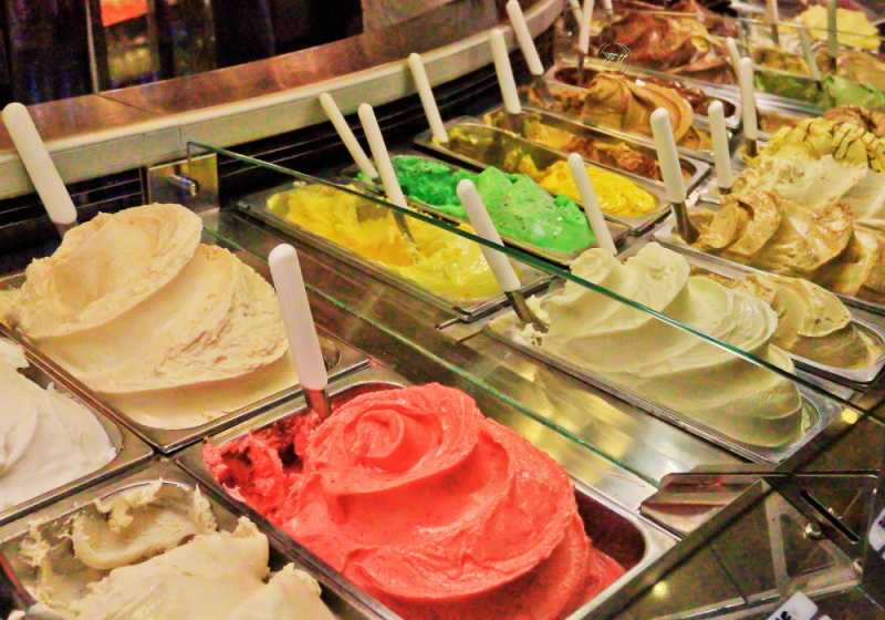 gelato tasting