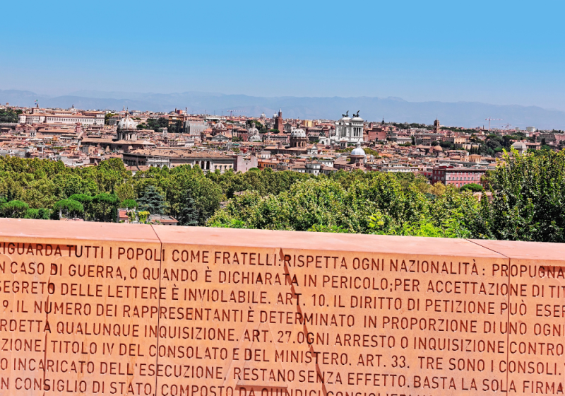 gianicolo hill rome
