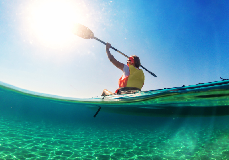 kayaking in thermaic gulf thessaloniki