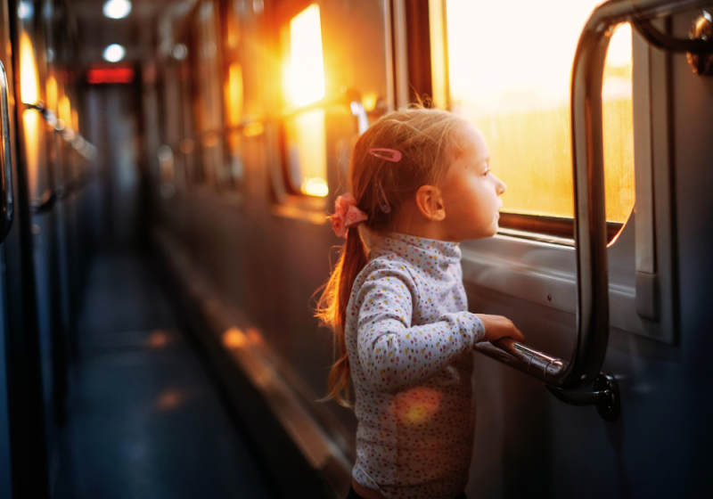 kids safety in train transportation