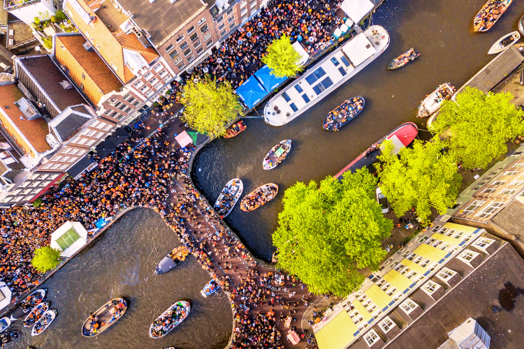 kings day in amsterdam