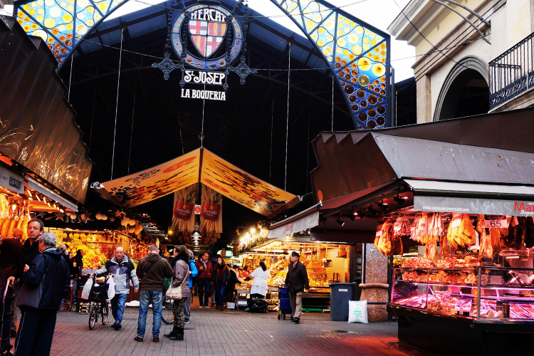 la boqueria in barcelona