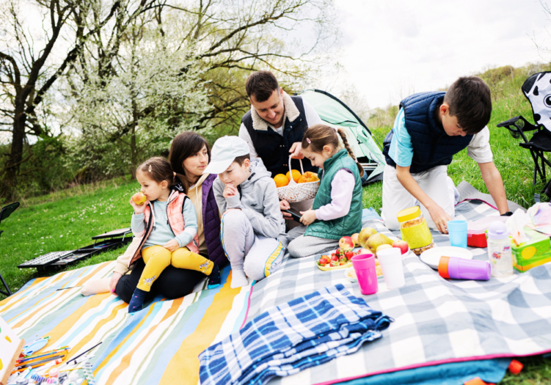 leisure and relaxation with kids