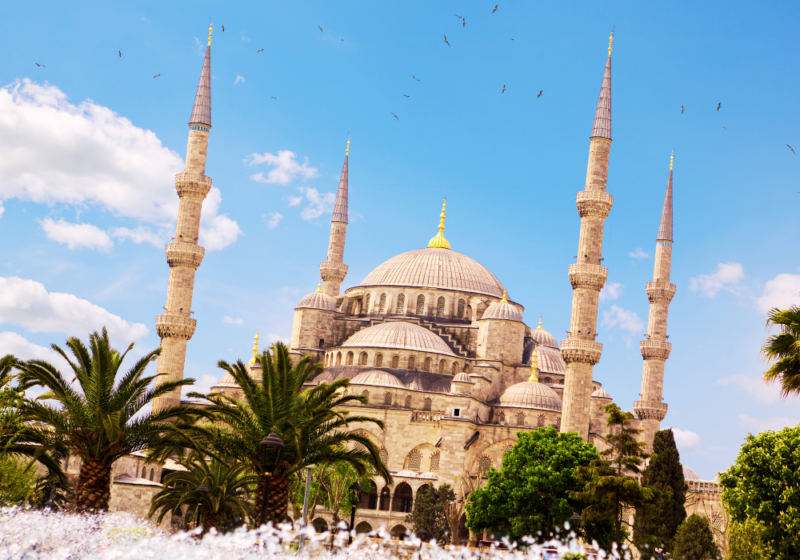 masterpiece blue mosque in Istanbul