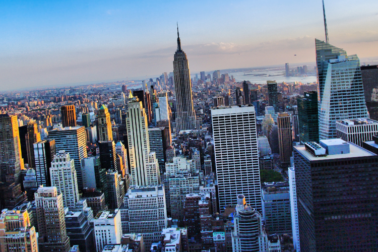 new york city skyline vistas