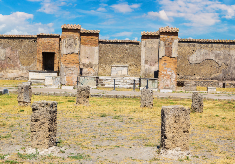 pompeii archaeological park in naples