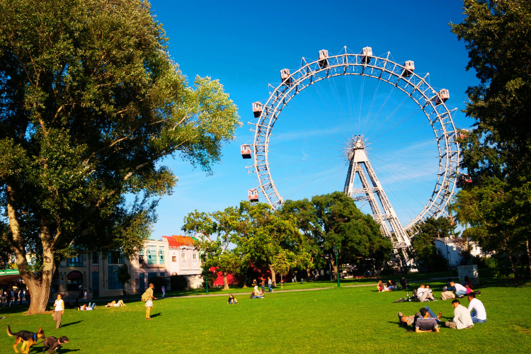 prater amusement austria