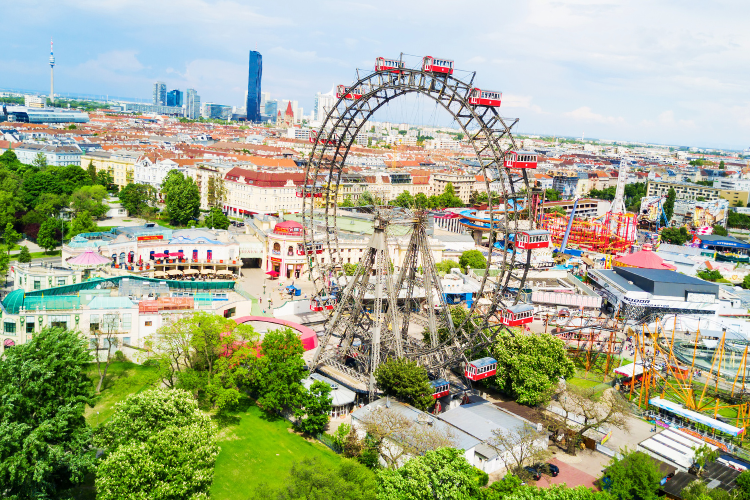 prater park in vienna