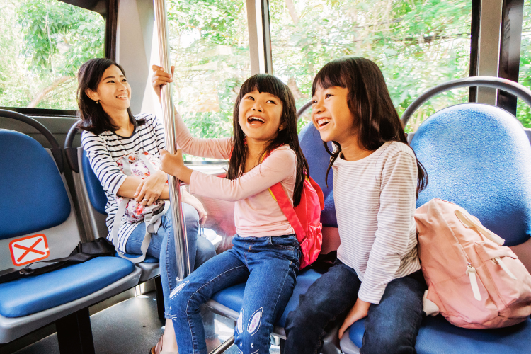 public transportation with kids in vienna