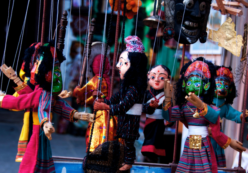 puppet show at museu da marioneta