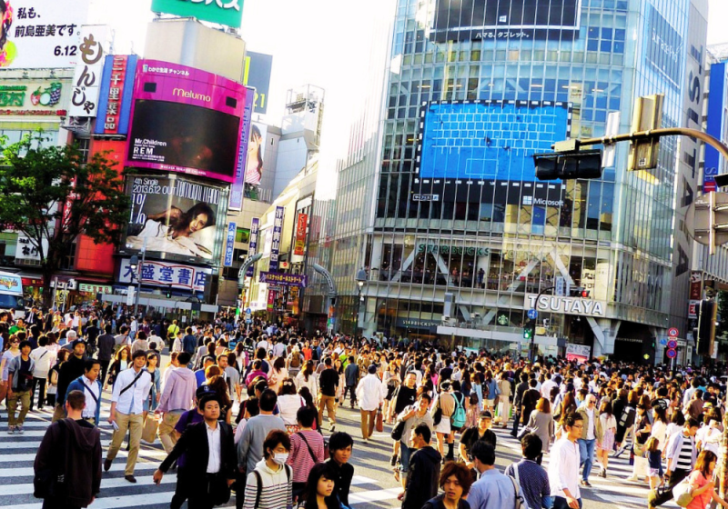 shibuya crossing tokyo