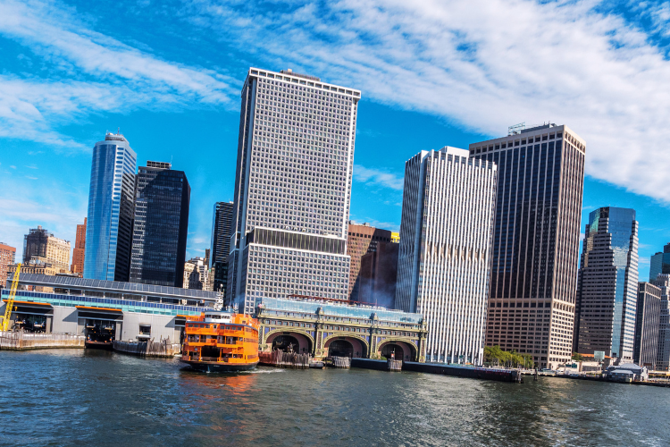 staten island ferry journey in new york