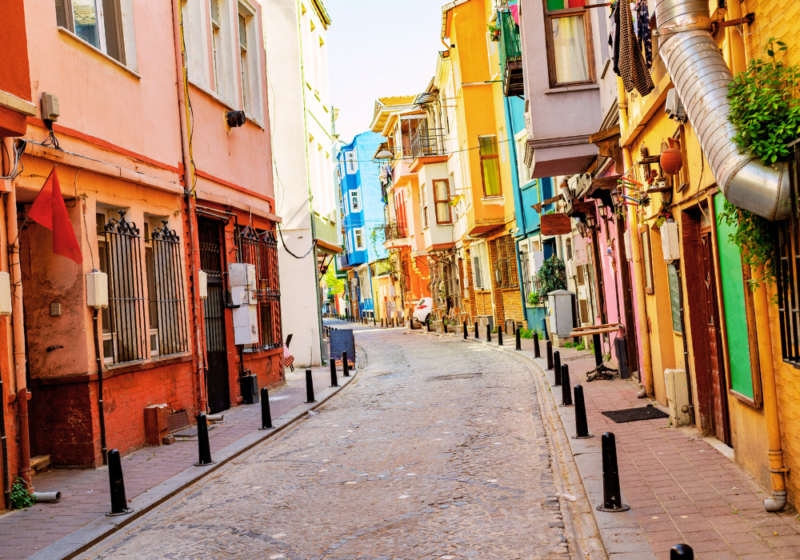 streets of balat and fener istanbul