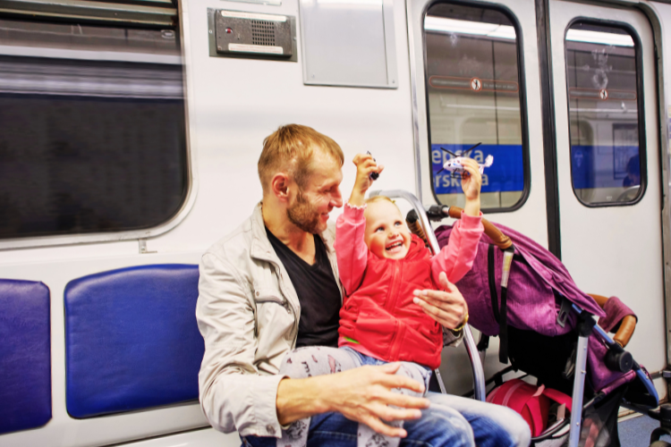subway amsterdam with kids