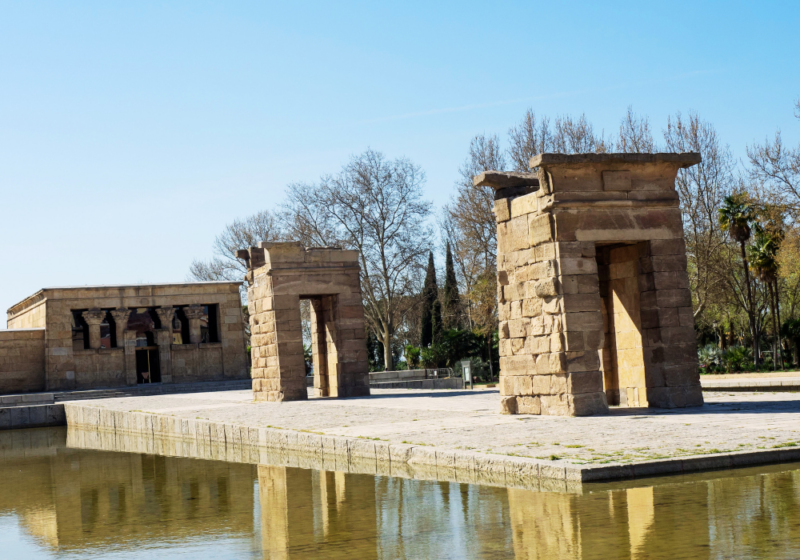 temple of debod in madrid